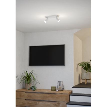 Eglo - LED RGBW Dimmable Spotlight 2xLED/3.7W/230V 2700-6500K White