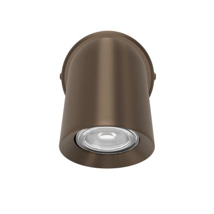Eglo - Wall-mounted spotlight 1xGU10/5W/230V bronze