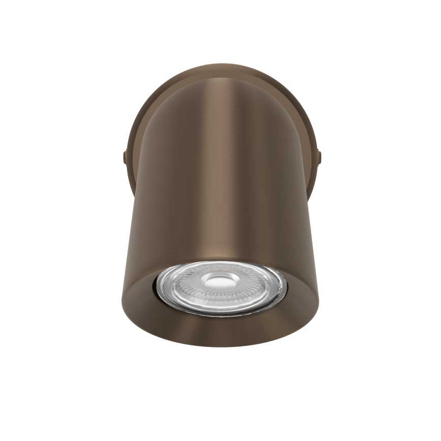 Eglo - Wall-mounted spotlight 1xGU10/5W/230V bronze