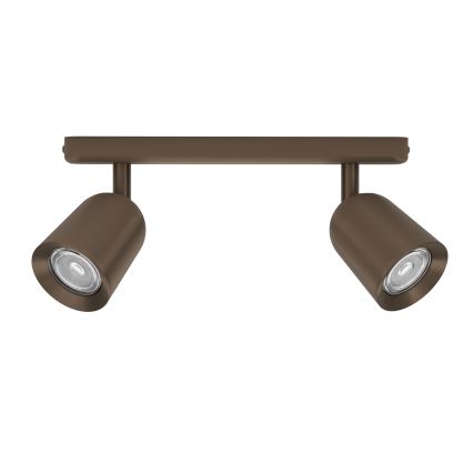 Eglo - 2x GU10 spotlight, 10W, 230V, bronze
