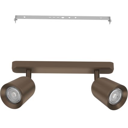 Eglo - 2x GU10 spotlight, 10W, 230V, bronze