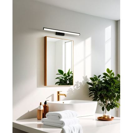 Eglo - LED Bathroom Mirror Light, 11W, 230V, 60 cm, IP44, Black