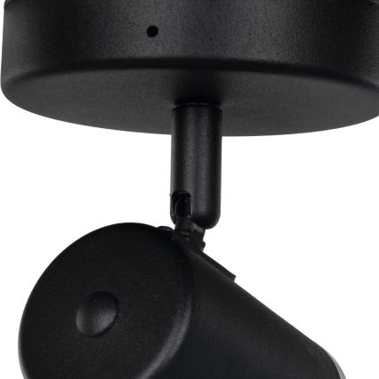 Eglo - Bathroom wall-mounted spotlight 1x GU10/5W/230V, IP44, Black