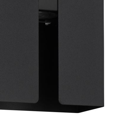 Eglo - LED Outdoor Wall Light, 2xLED/4W/230V, Selectable 2700/4000/6000K, IP44, Black