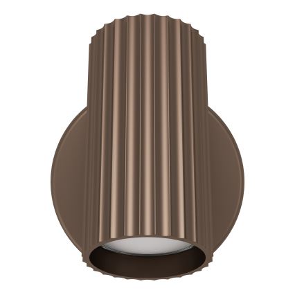 Eglo - Wall-mounted spotlight 1xGU10/5W/230V brown