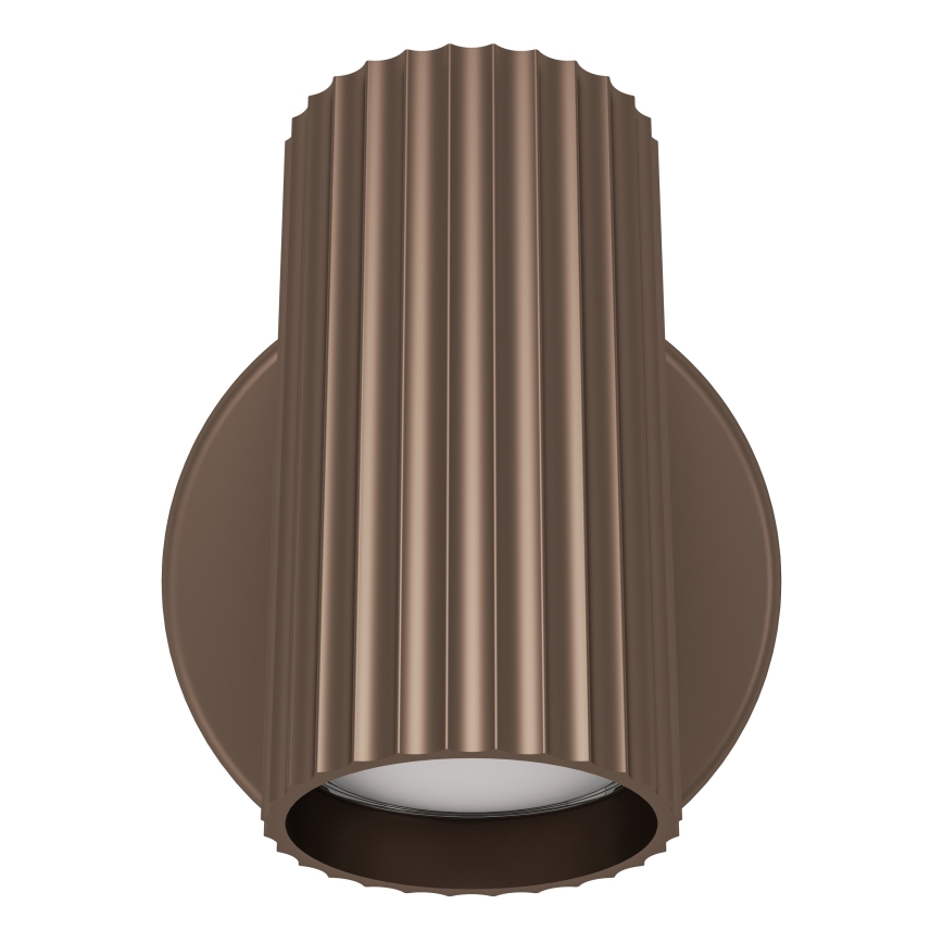 Eglo - Wall-mounted spotlight 1xGU10/5W/230V brown