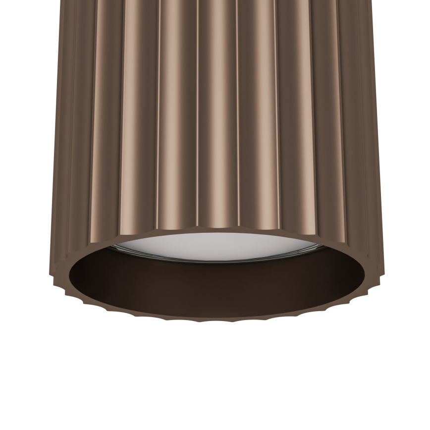 Eglo - Wall-mounted spotlight 1xGU10/5W/230V brown