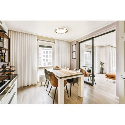 Eglo - LED Ceiling Light LED/36W/230V Ø49 cm Gold