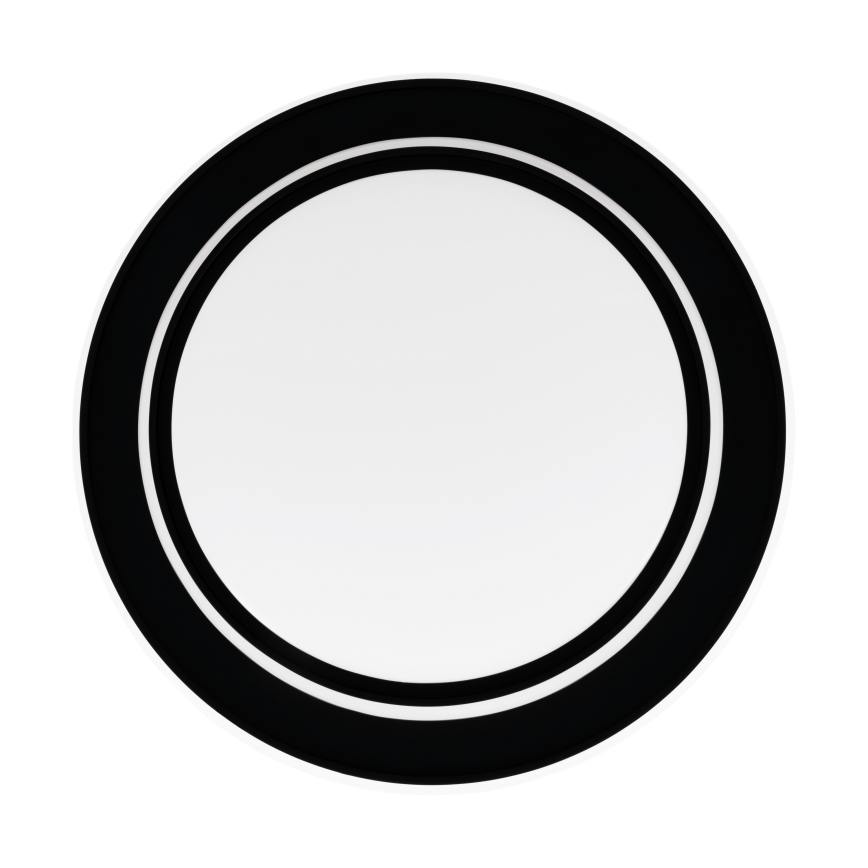 Eglo - LED Ceiling Light, 24W / 230V, Ø 40 cm, Black