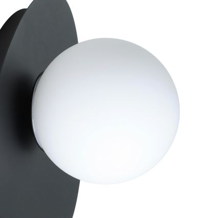 Eglo - LED Bathroom Wall Light 1xG9/4.2W/230V IP44 Black