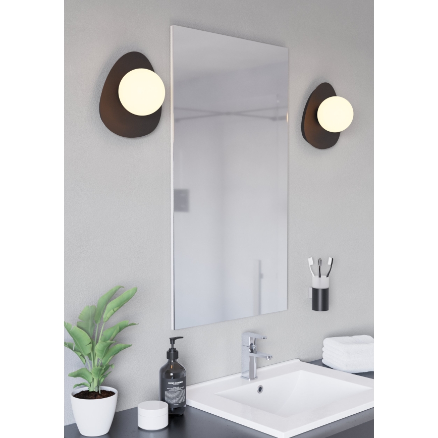 Eglo - LED Bathroom Wall Light 1xG9/4.2W/230V IP44 Black