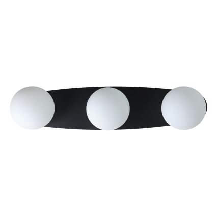 Eglo - LED Bathroom Ceiling Light 3 x G9 / 4.2W / 230V, IP44, Black