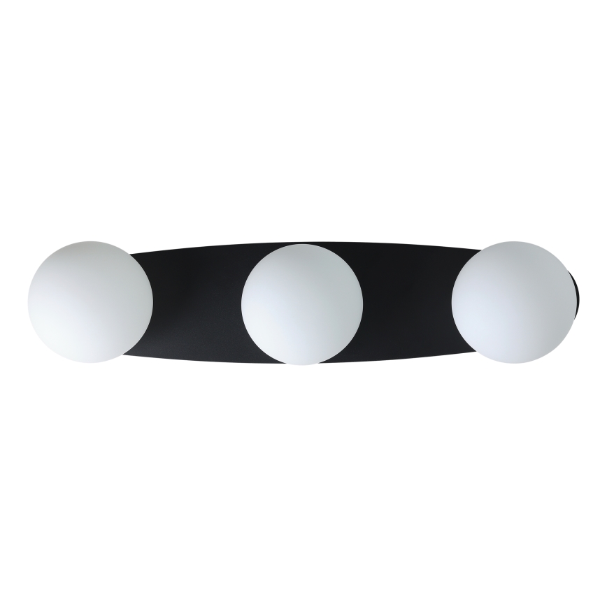 Eglo - LED Bathroom Ceiling Light 3 x G9 / 4.2W / 230V, IP44, Black