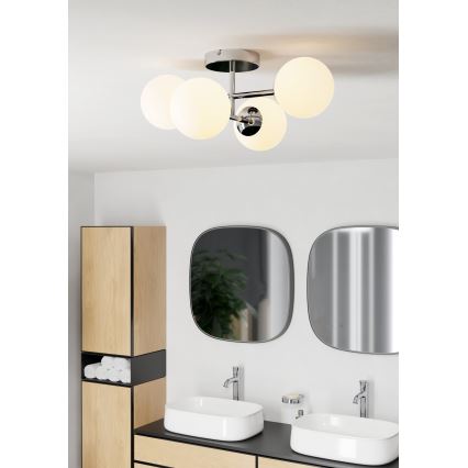 Eglo - LED Bathroom Surface-Mounted Ceiling Light 4xG9/4,2W/230V IP44 Polished Chrome