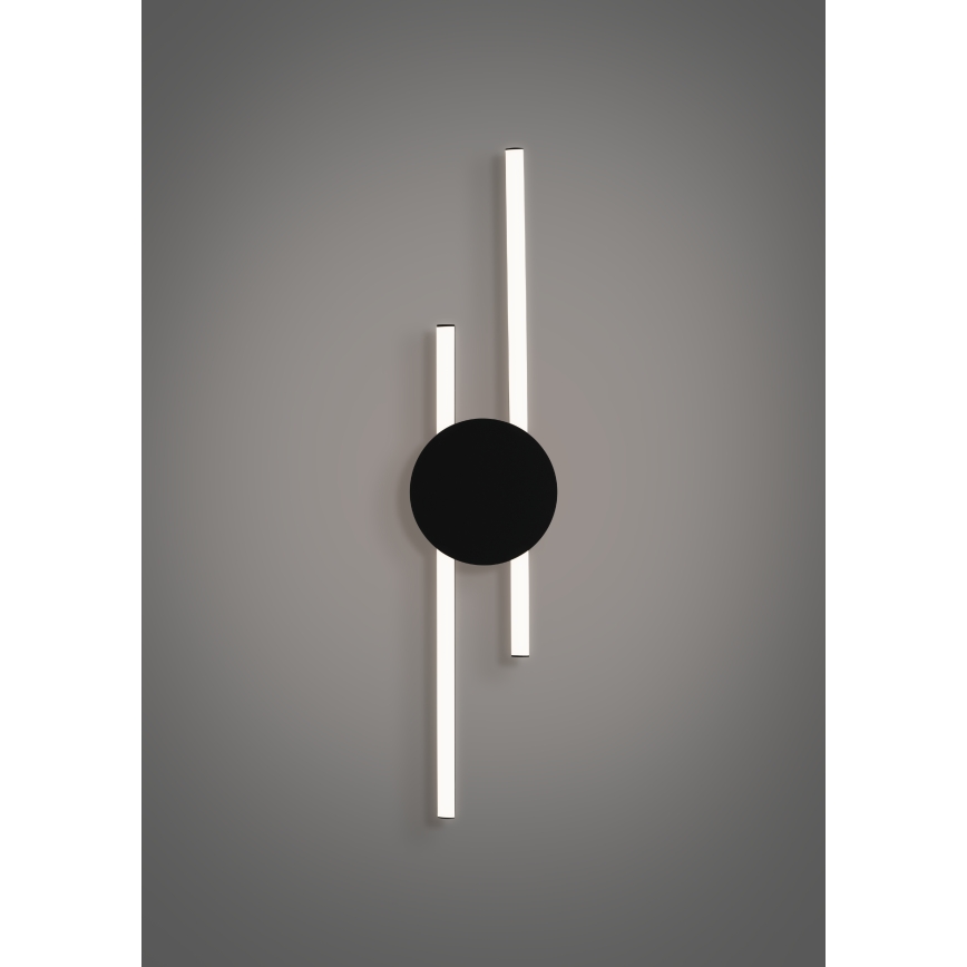 Eglo - LED Wall Light LED/20W/230V + LED/0,91W black