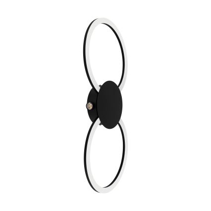 Eglo - LED Wall Light LED/20W/230V + LED/0.91W black