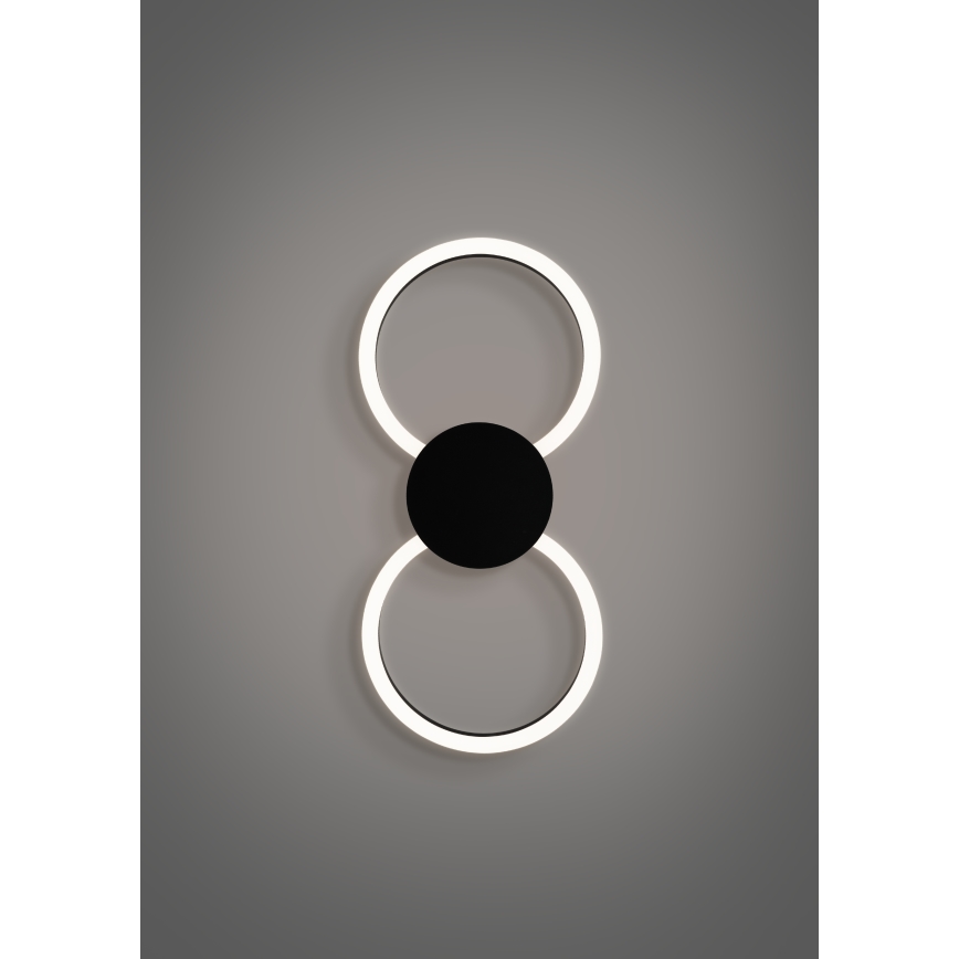 Eglo - LED Wall Light LED/20W/230V + LED/0.91W black