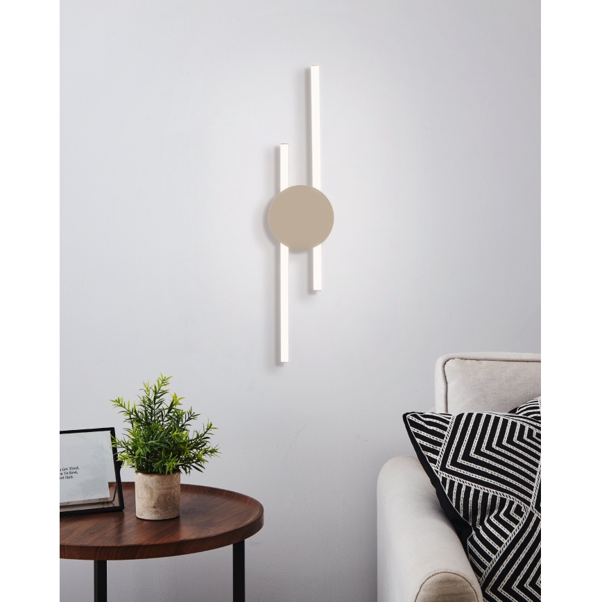 Eglo - LED Wall Light LED/20W/230V + LED/0.91W Beige