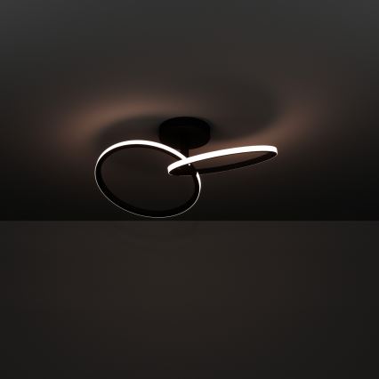 Eglo - LED Ceiling Light LED/12W/230V 2700/4000/6500K black