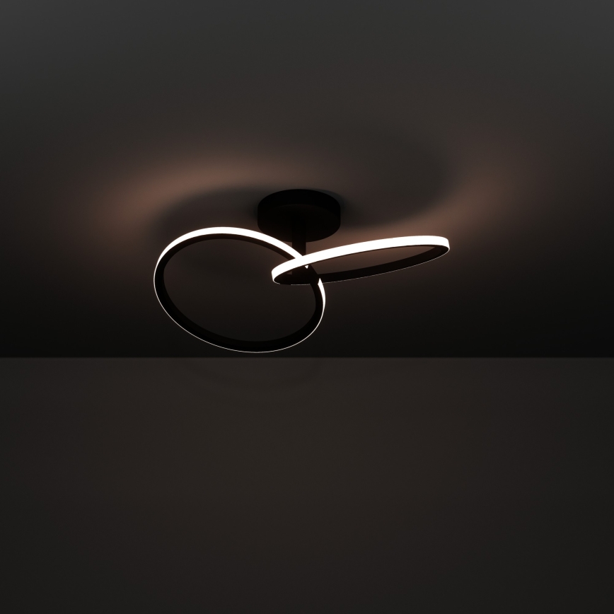 Eglo - LED Ceiling Light LED/12W/230V 2700/4000/6500K black