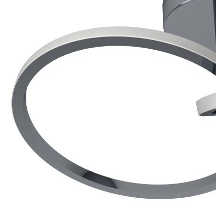 Eglo - LED Ceiling Light LED/12W/230V 2700/4000/6500K polished chrome