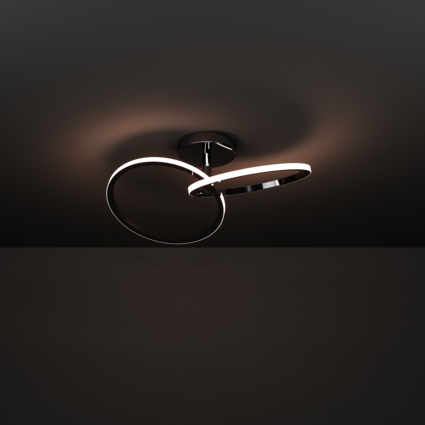 Eglo - LED Ceiling Light LED/12W/230V 2700/4000/6500K polished chrome