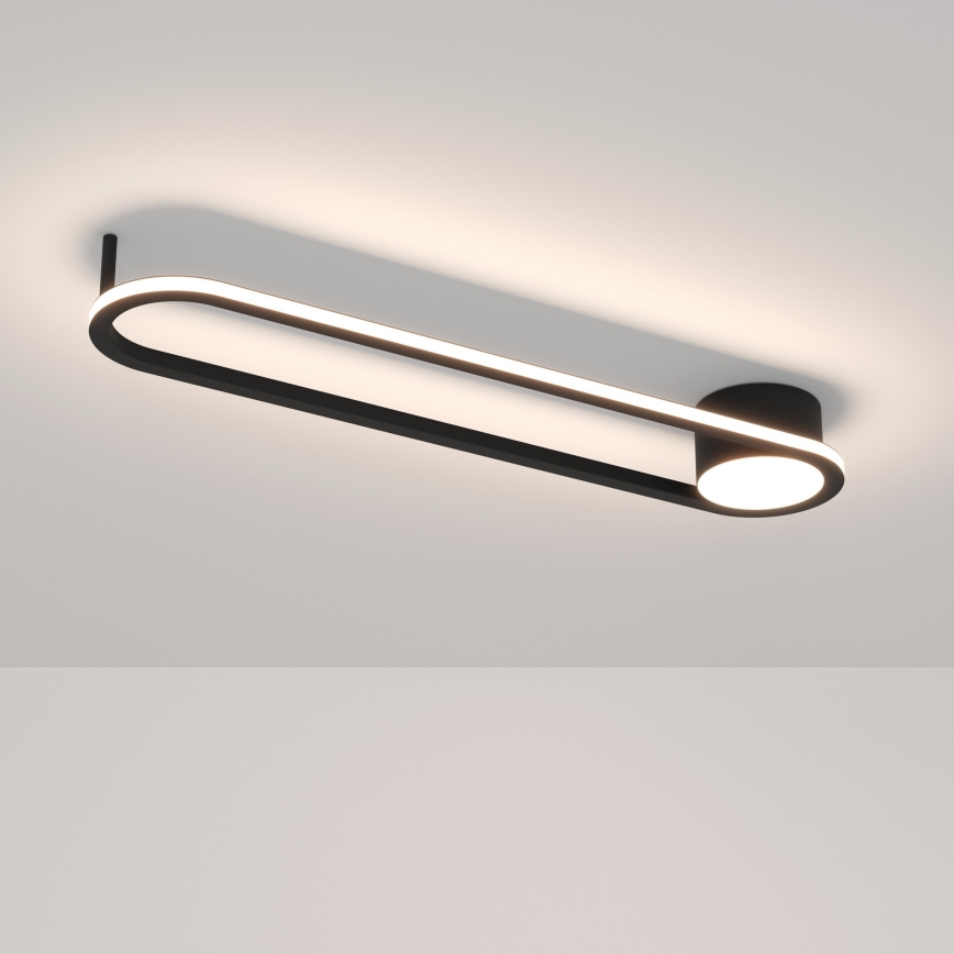 Eglo - LED Ceiling Light LED/24W/230V 2700/4000/6500K Black