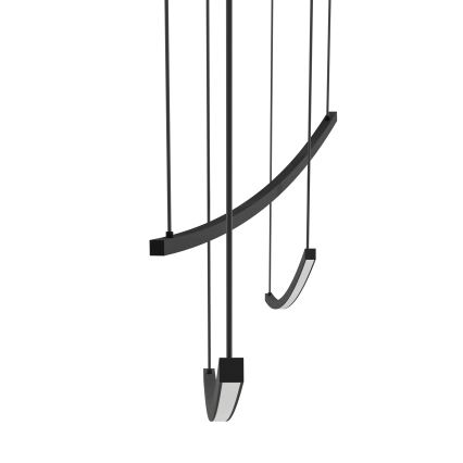 Eglo - Dimmable LED Cable Pendant Light LED/22W/230V 2700/4000/6500K Black
