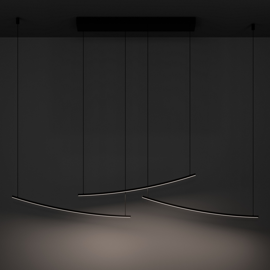 Eglo - Dimmable LED Cable Pendant Light LED/22W/230V 2700/4000/6500K Black