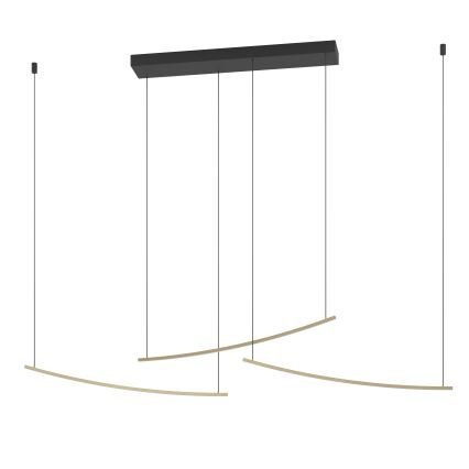 Eglo - Dimmable LED Pendant Light on Cable LED/22W/230V 2700/4000/6500K Gold