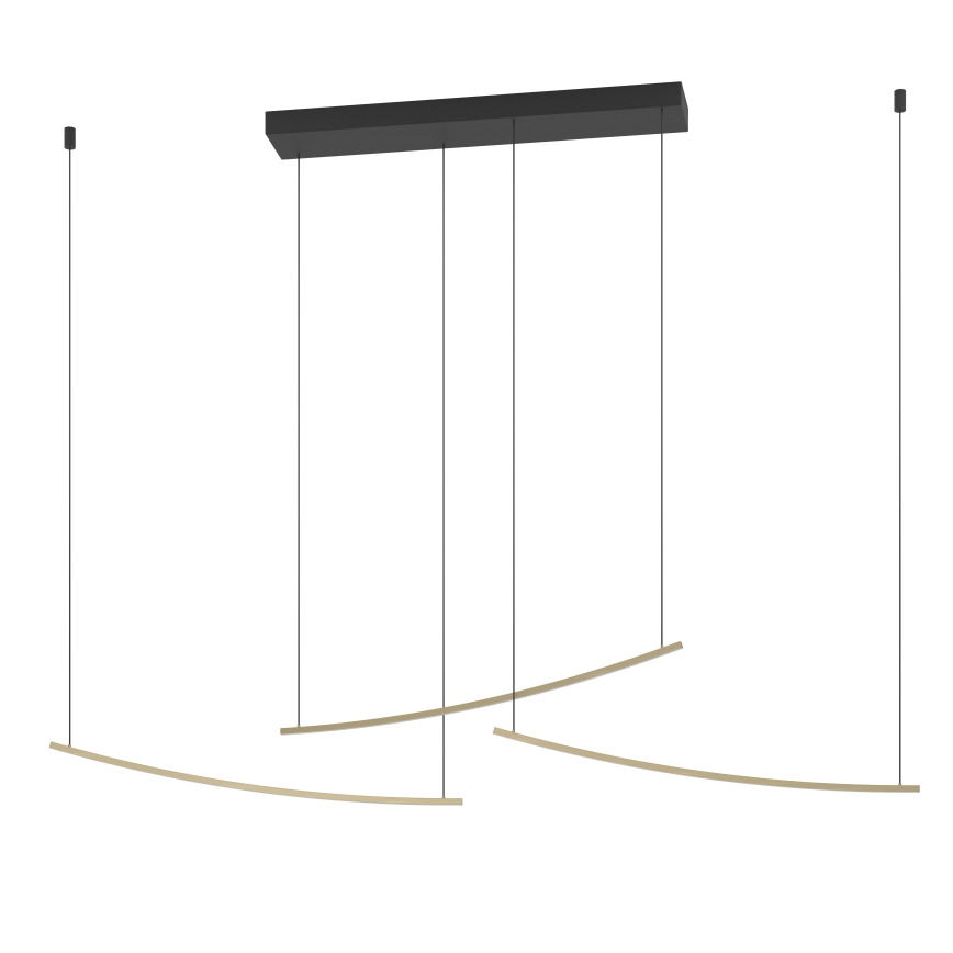 Eglo - Dimmable LED Pendant Light on Cable LED/22W/230V 2700/4000/6500K Gold