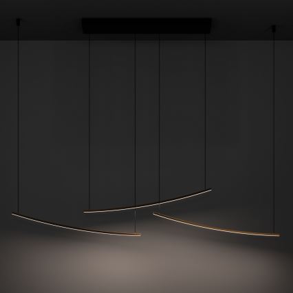 Eglo - Dimmable LED Pendant Light on Cable LED/22W/230V 2700/4000/6500K Gold
