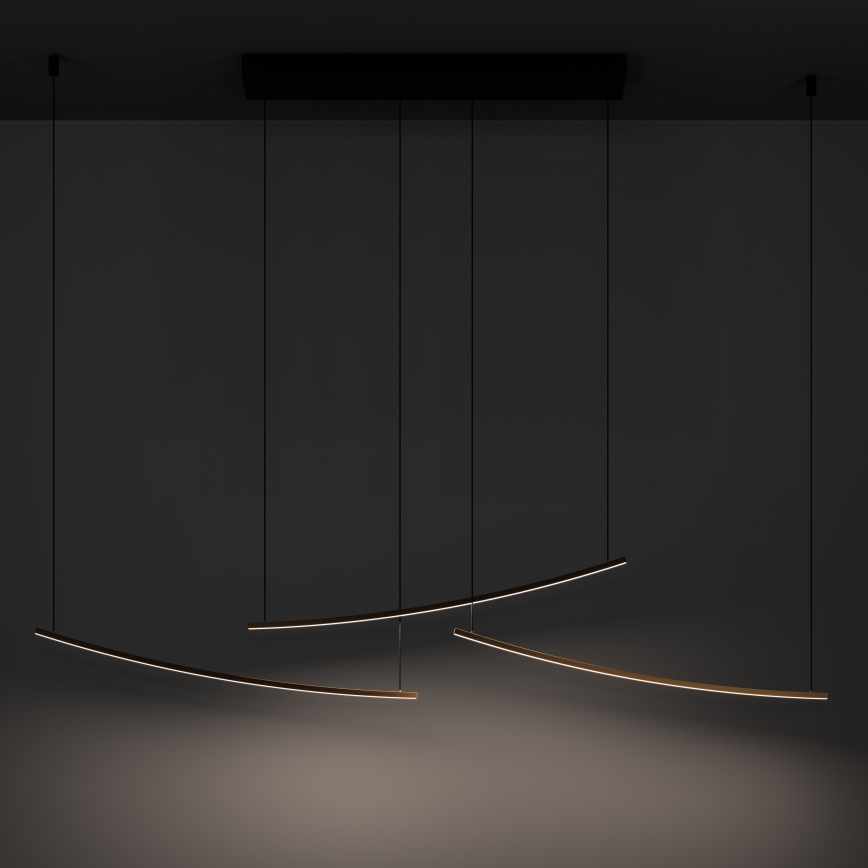 Eglo - Dimmable LED Pendant Light on Cable LED/22W/230V 2700/4000/6500K Gold