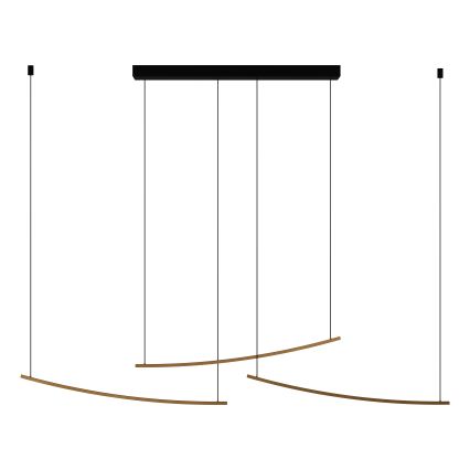 Eglo - Dimmable LED Cable Pendant Light LED/22W/230V 2700/4000/6500K Gold