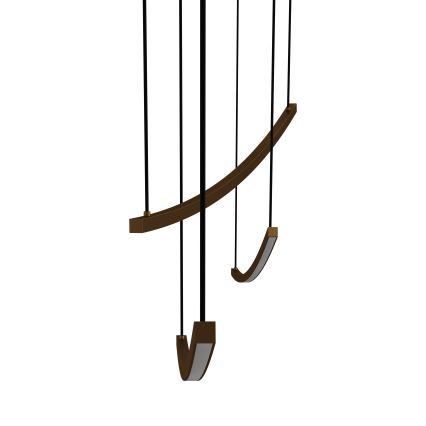 Eglo - Dimmable LED Cable Pendant Light LED/22W/230V 2700/4000/6500K Gold