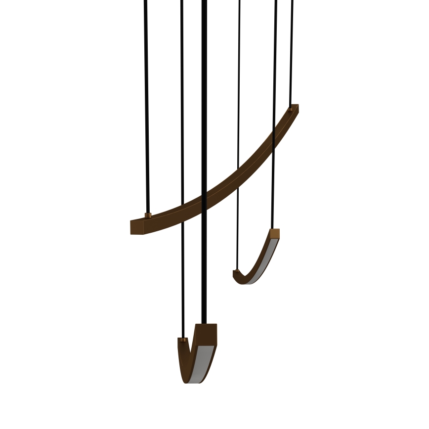 Eglo - Dimmable LED Cable Pendant Light LED/22W/230V 2700/4000/6500K Gold