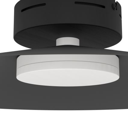 Eglo - LED RGBW Dimmable Ceiling Light LED/15,5W/230V 2700-6500K Ø 45 cm Black