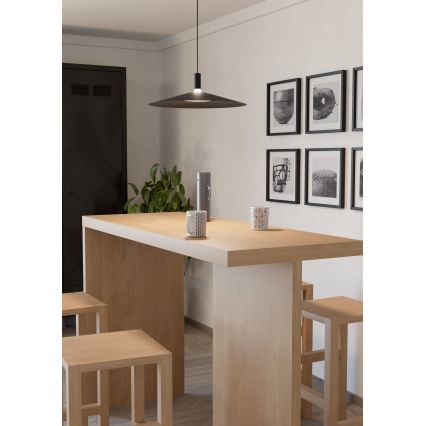 Eglo - LED RGBW Dimmable Cable Pendant LED/15,5W/230V 2700-6500K Black