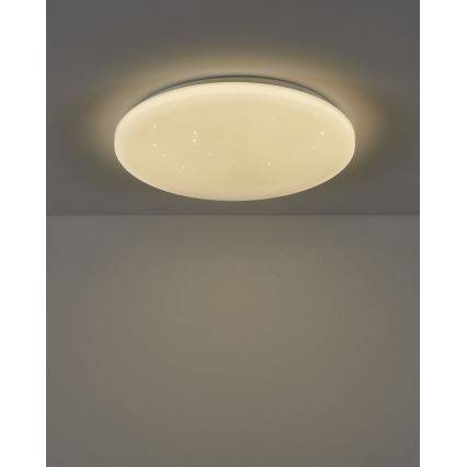 Eglo - RGBW LED Dimmable Ceiling Light, 25 W LED, 230 V, 2700–6500 K, Ø 50 cm