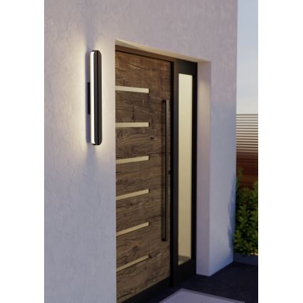 Eglo - LED Outdoor wall light LED/10,5W/230V IP44 2700/4000/6500K black
