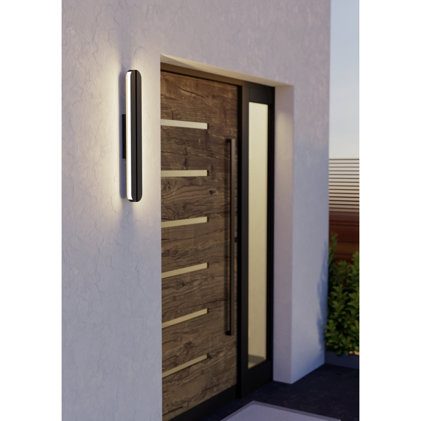 Eglo - LED Outdoor wall light LED/10,5W/230V IP44 2700/4000/6500K black