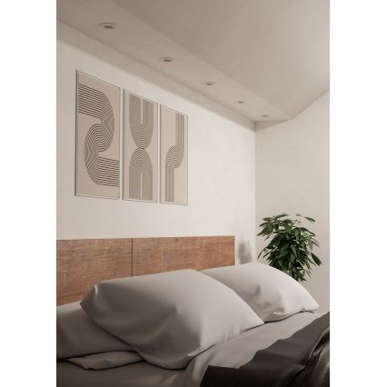 Eglo - LED recessed spotlight 1xGU10/4.5W/230V white