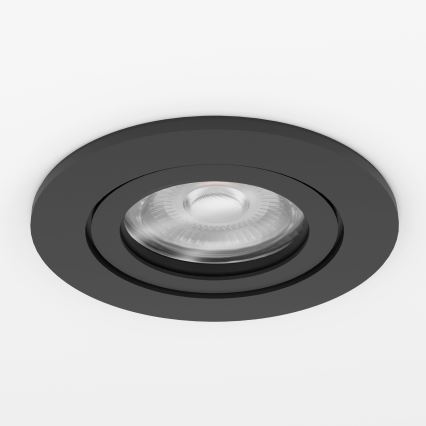 Eglo - LED Recessed Downlight 1xGU10/4.5W/230V Black