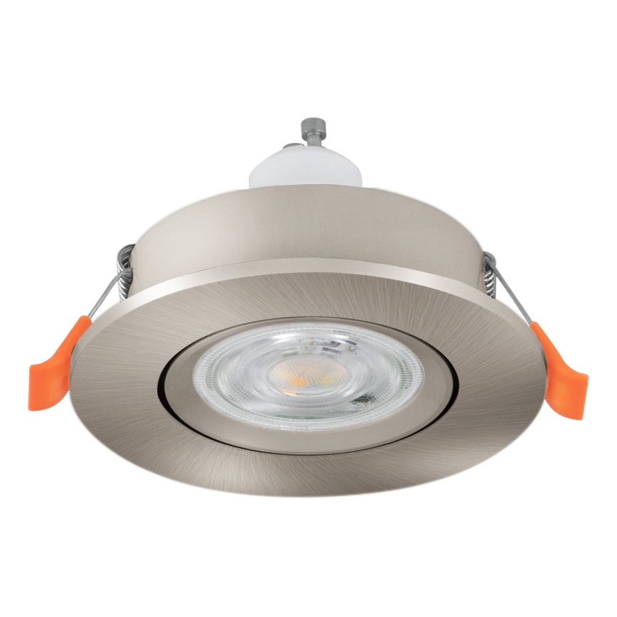 Eglo - LED recessed spotlight 1xGU10/4,5W/230V matte chrome