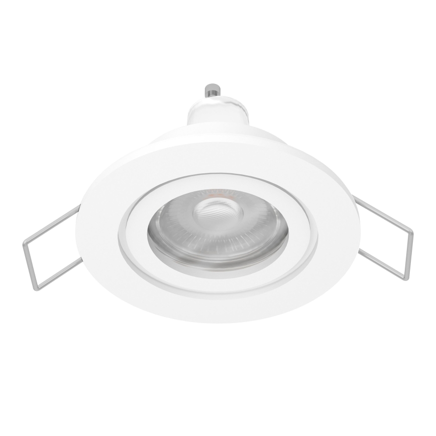 Eglo - LED bathroom recessed downlight 1x GU10/4.5W/230V IP44 white