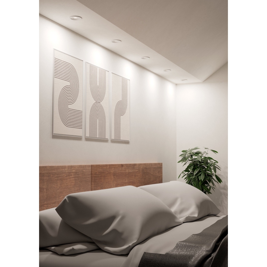Eglo - Recessed LED spotlight LED/4,8W/230V 2700/4000/6500K white