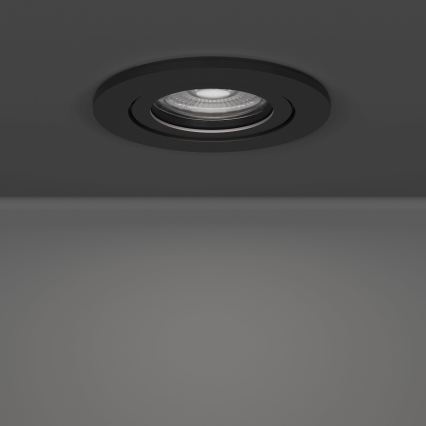 Eglo - Set of 5 LED recessed spotlights LED/4.8W/230V 2700/4000/6500K black