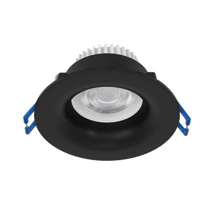 Eglo - LED Bathroom Recessed Downlight LED/4.9W/230V 2700/4000/6500K Ø 8.8 cm IP65 black