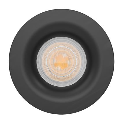 Eglo - LED Bathroom Recessed Downlight LED/4.9W/230V 2700/4000/6500K Ø 8.8 cm IP65 black