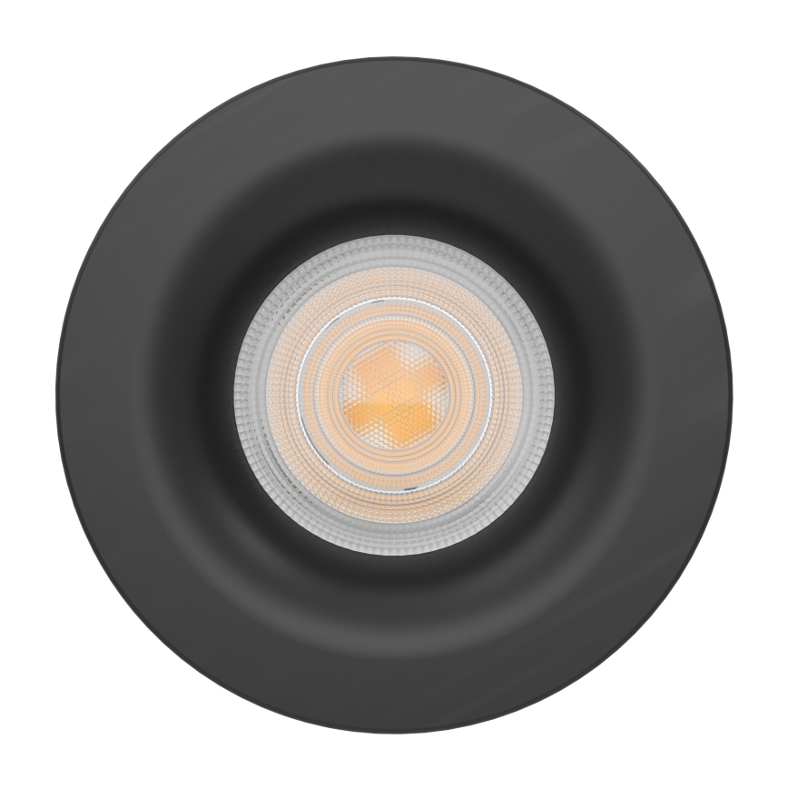 Eglo - LED Bathroom Recessed Downlight LED/4.9W/230V 2700/4000/6500K Ø 8.8 cm IP65 black